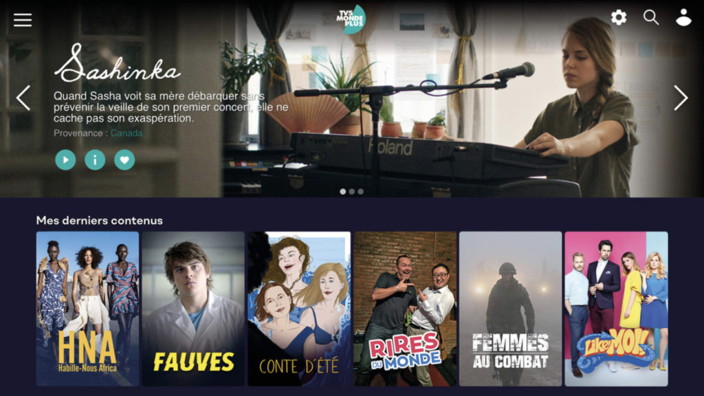 Red Bee et Dotscreen ont accompagné la nouvelle plateforme de TV5MONDE © DR