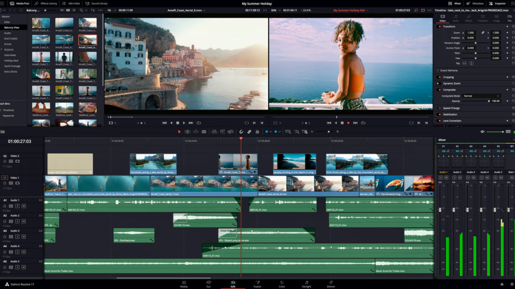 Blackmagic DaVinci Resolve 17... Visite guidée ! © DR