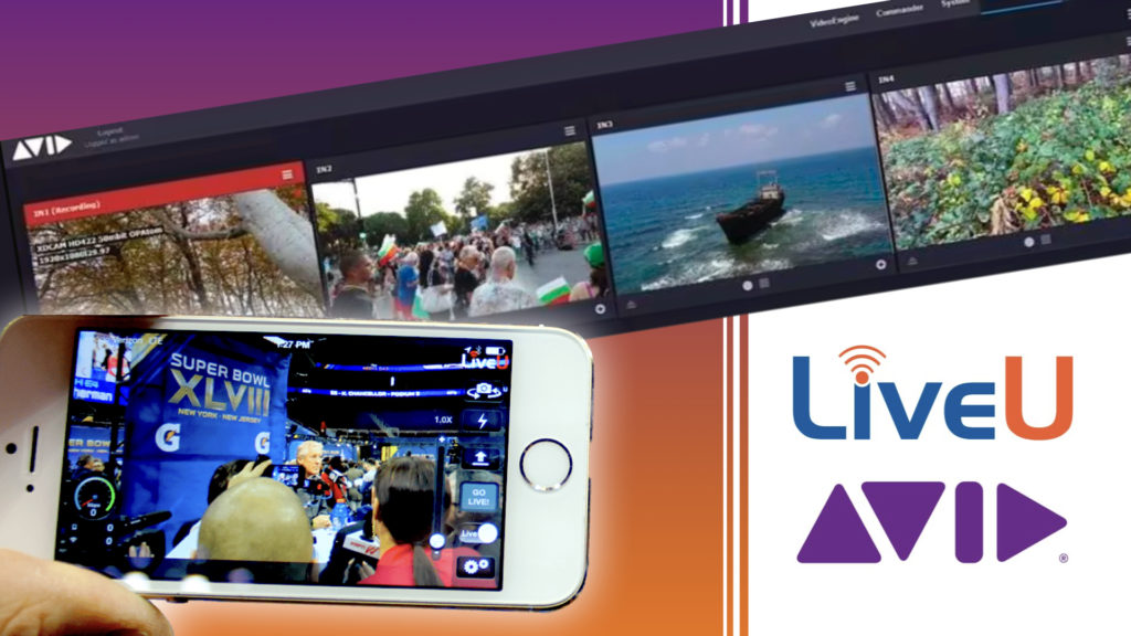 Une contribution IP à distance sécurisée avec Avid mediacentral | LiveU © DR