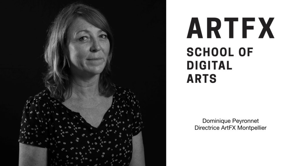 Dominique Peyronnet, nouvelle Directrice du campus historique de Montpellier de l’école ARTFX © DR ARTFX