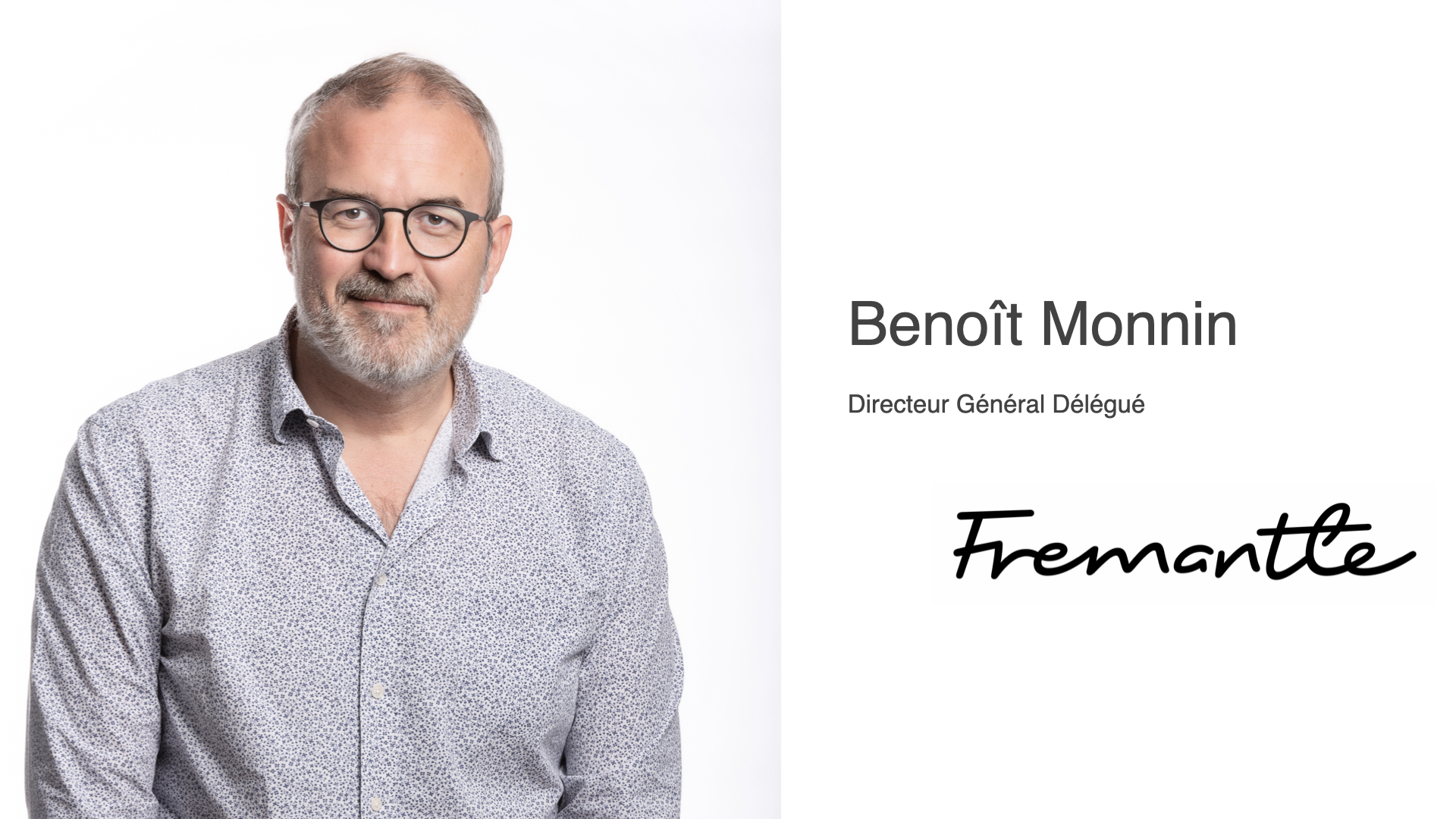 Lire la suite à propos de l’article Benoît Monnin nommé Directeur Général Délégué de Fremantle France