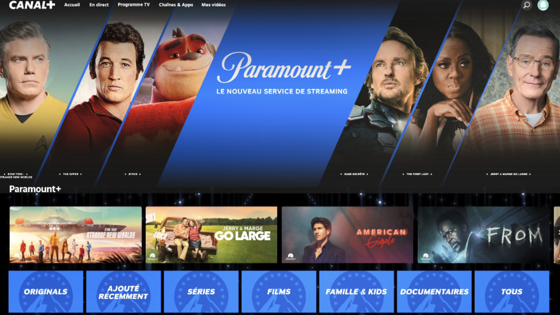 Lire la suite à propos de l’article La plateforme SVOD de Paramount arrive sur le bouquet Canal+