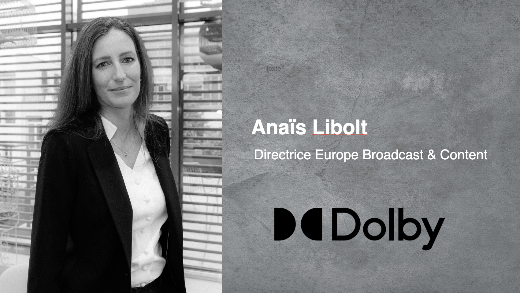 Lire la suite à propos de l’article Anaïs Libolt, nouvelle Directrice Europe Broadcast & Content chez Dolby Laboratories
