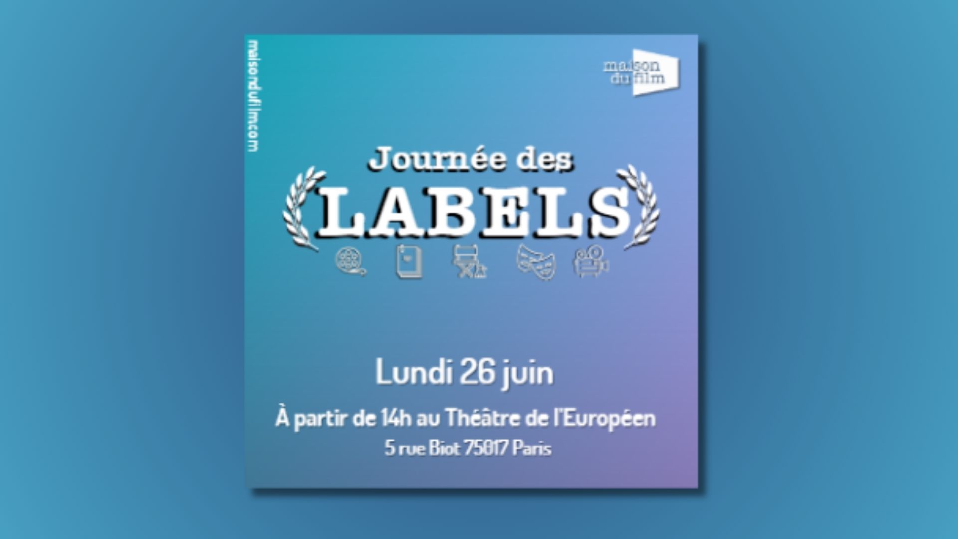Lire la suite à propos de l’article Venez assister à la Journée des Labels de la Maison du Film !