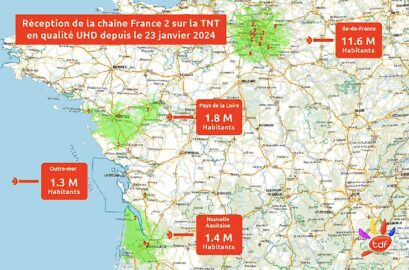Lire la suite à propos de l’article TNT : TDF lance la diffusion de France 2 en UHD