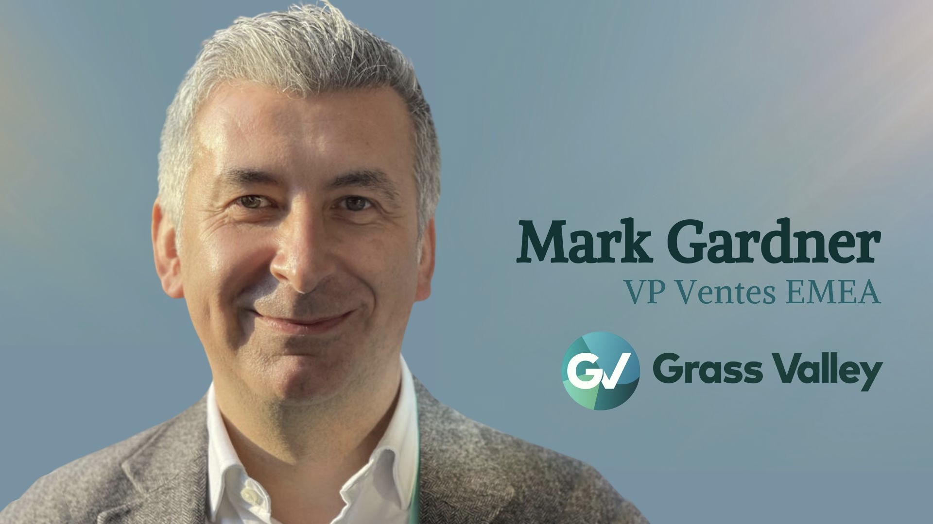 Lire la suite à propos de l’article Mark Gardner devient vice-président des ventes pour Grass Valley