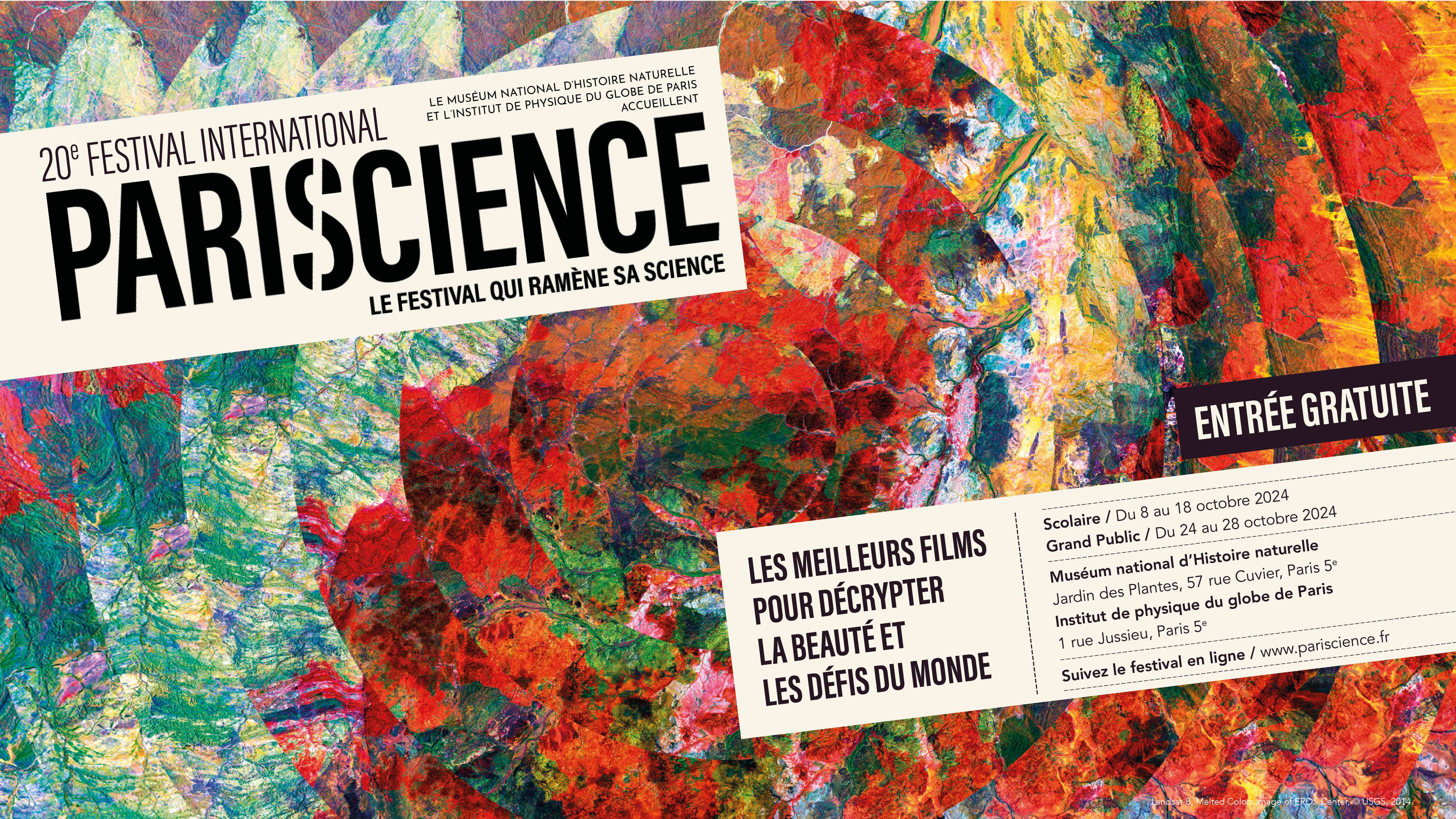 Lire la suite à propos de l’article Les 20 ans du festival Pariscience : la programmation 2024 est en ligne !