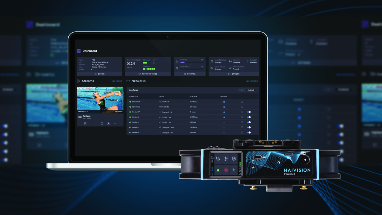 Lire la suite à propos de l’article Une interface utilisateur rationalisée pour l&rsquo;émetteur vidéo Haivision Pro