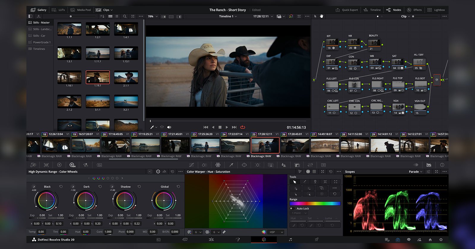 Lire la suite à propos de l’article Blackmagic DaVinci Resolve opus 20, une pincée de cloud, une marmite d’IA !