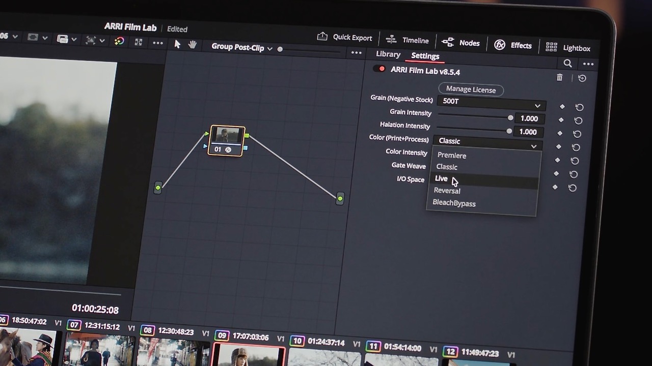Le nouveau plug-in ARRI Film Lab insuffle l’âme de la pellicule aux images numériques