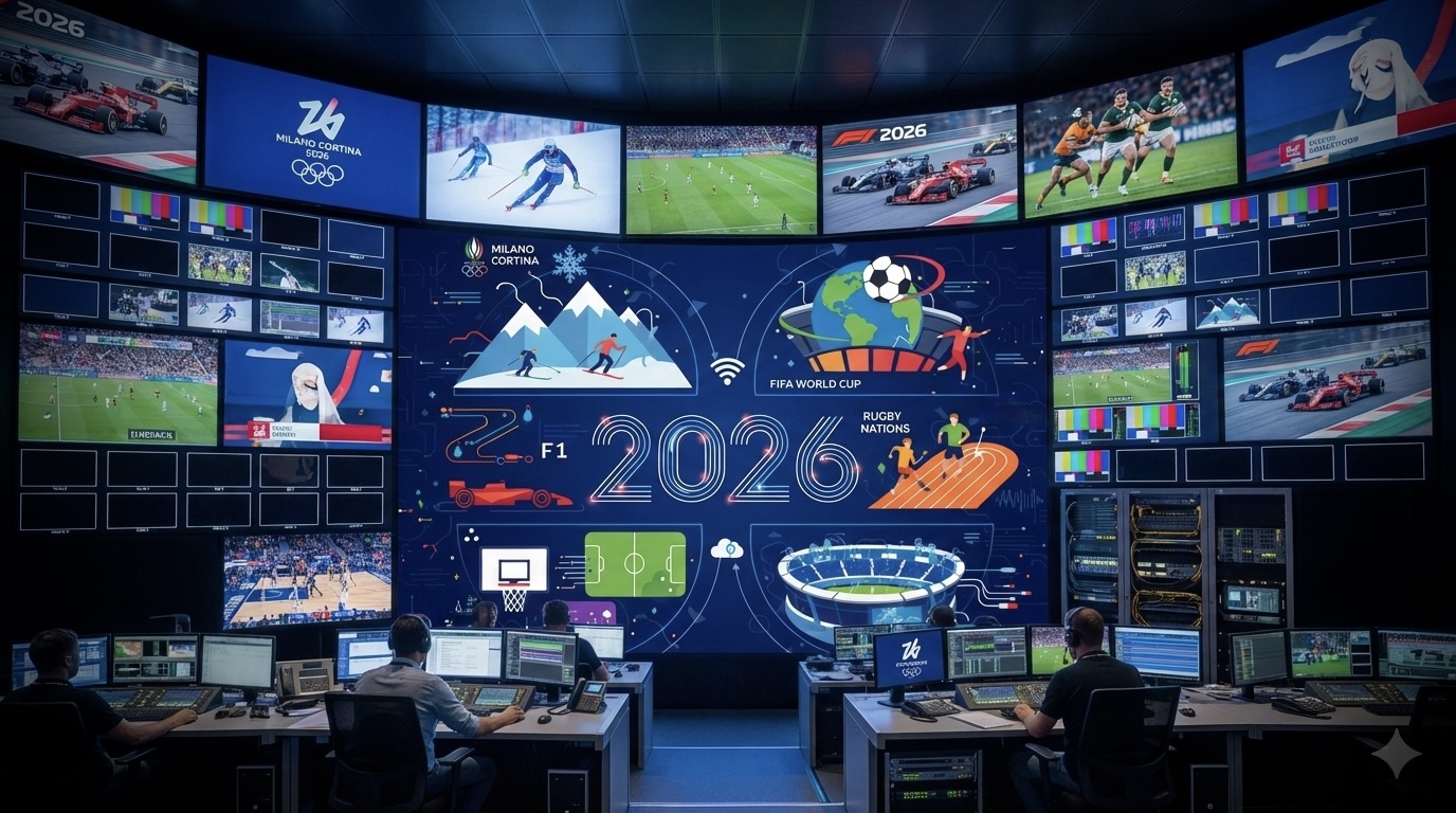 Retransmissions sportives 2026 : L’année de tous les records et des révolutions technologiques.